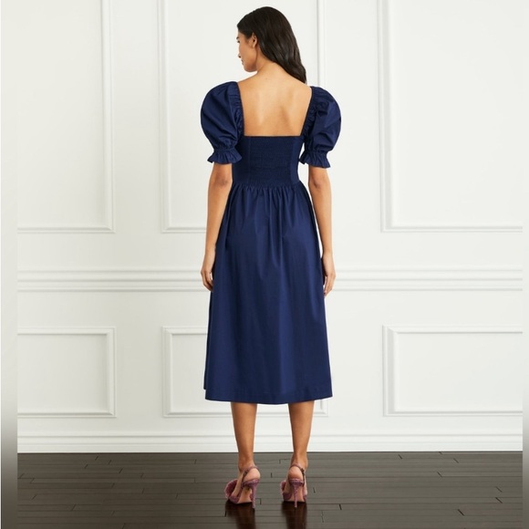 Hill House Navy The Ophelia Dress. Size medium. Only worn once - Picture 2 of 6